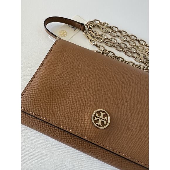 TORY BURCH Robinson Chain Wallet Bag Tiger’s Eye / 211 - Style# 11159021 - NWT - Picture 6 of 9